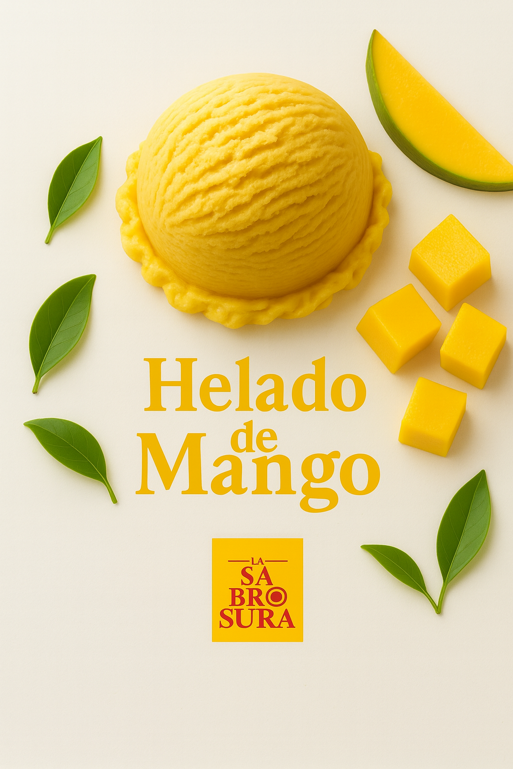 Helado de mango