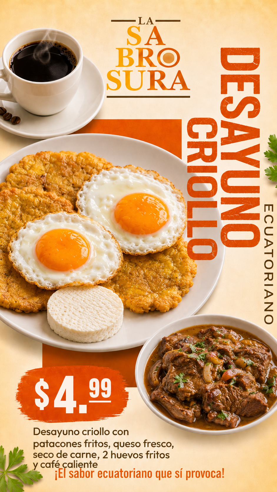 Desayuno criollo
